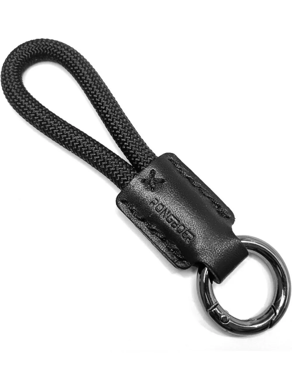 Handmade Cowhide Leather Keychain - Stylish Car Key Chain & Cell Phone Lanyard